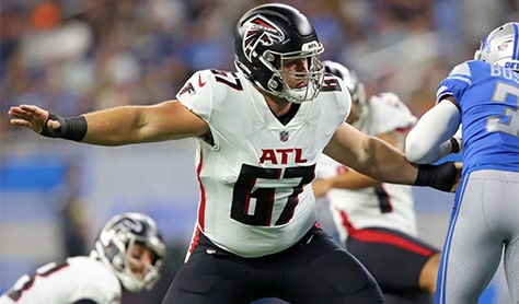 Interview with Atlanta Falcons Center, Drew Dalman, on how he uses CoolMitt to improve performance