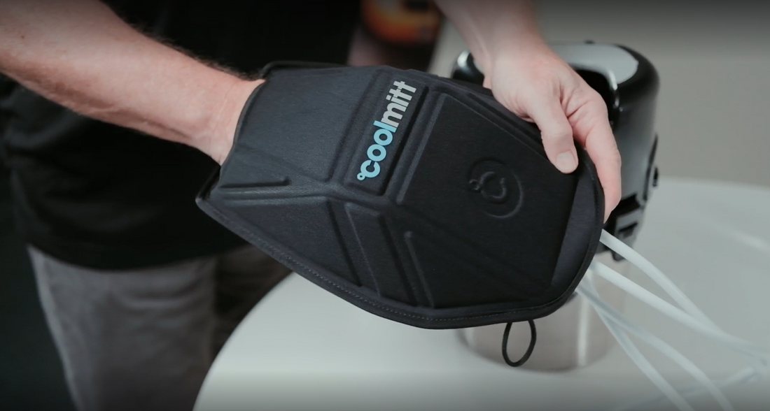 CoolMitt guante enfriador recuperación terapia frío para deportistas CoolMitt guante enfriador recuperación terapia frío para deportistas
